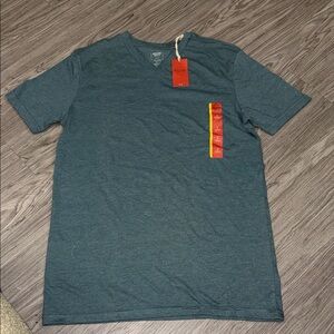 Mossimo Supply Co. Dark Teal V-Neck T-Shirt Size S